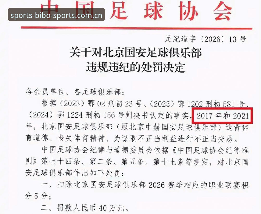 5个关键点解读足协第三批禁足名单：从必博体育体验看中国足球整治风暴